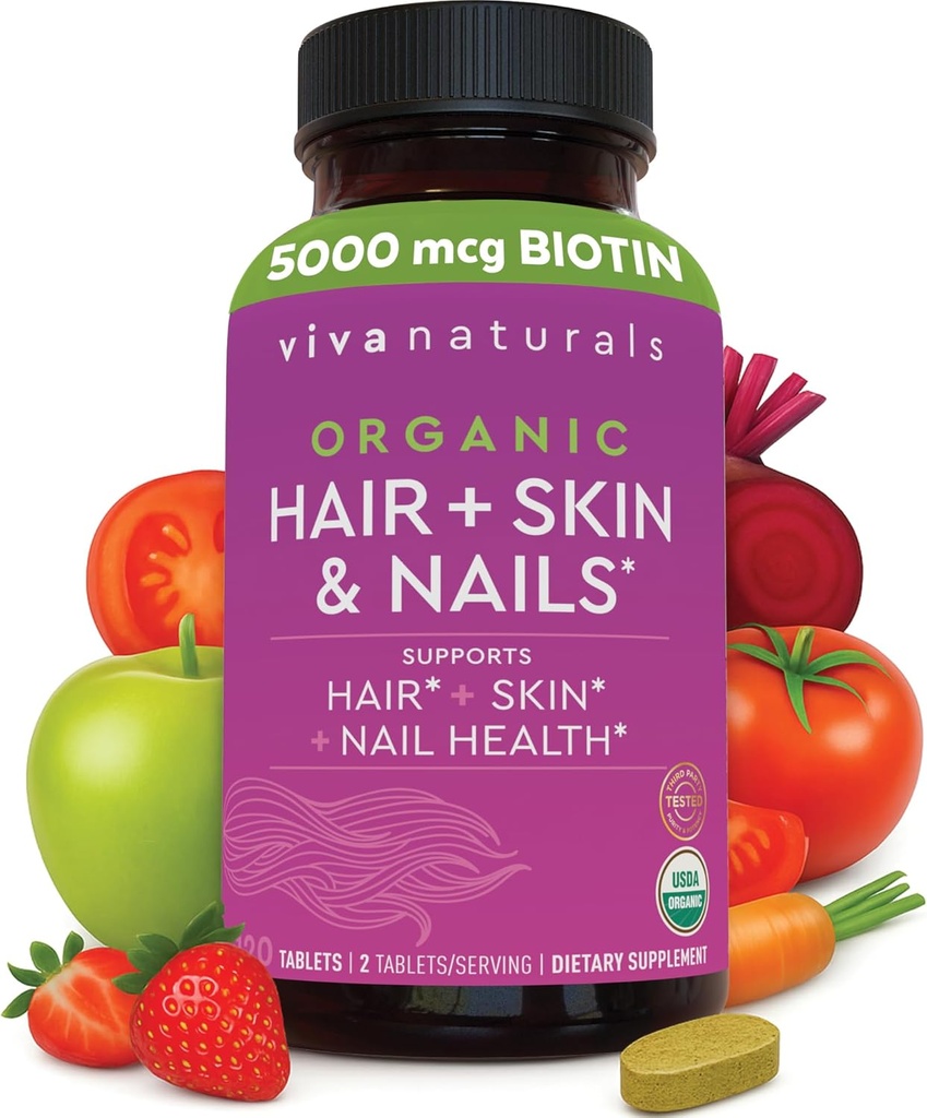 Biotin 5000 mcg Piele de păr unghii vitamine pentru femei 