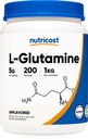 Nutricost L-Glutamine Powder 1 KG - Nearomat, Non-GMO, Gluten Free