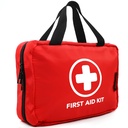 330 Piece Kit de prim ajutor, Premium Compact Trauma Kituri medicale pentru orice urgență, Ideal pentru acasă, Office, Masina, Travel, Outdoor, Camping, Drumeții, Barca (Roșu)