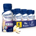 Asigurați mare proteine Vanilla Nutriție Shake cu fibre, gata de băut, 16g proteine și 27 vitamine și minerale, 8 fl oz, 6 ambalaj