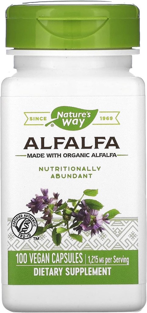 Natura's Way Alfalfa frunze - 100 capsule