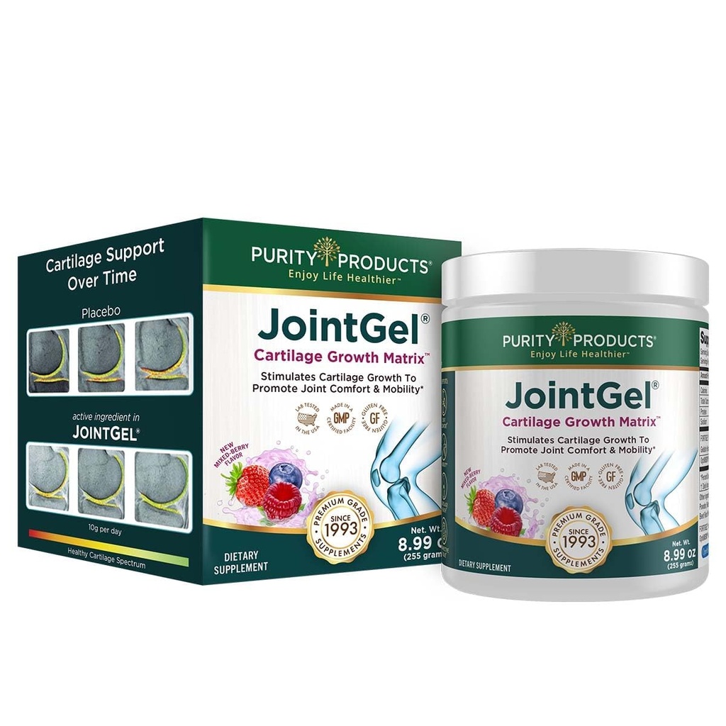 Produse de puritate comunGel Formula Colagen Peptides + MSM - Suporturi Flexibilitate comună + Fortifica Cartilaj comun - Berry pulbere - 30 zile de aprovizionare