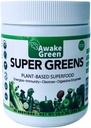 Show Green - Super Greens - Superfood Powder - USDA Organic Non-GMO Vegan Supplement - for Digestive & Bloating Relief - 20+ Whole Foods (Spirulina, Wheat Grass, Barley), Probiotics, Fiber & Enzymes