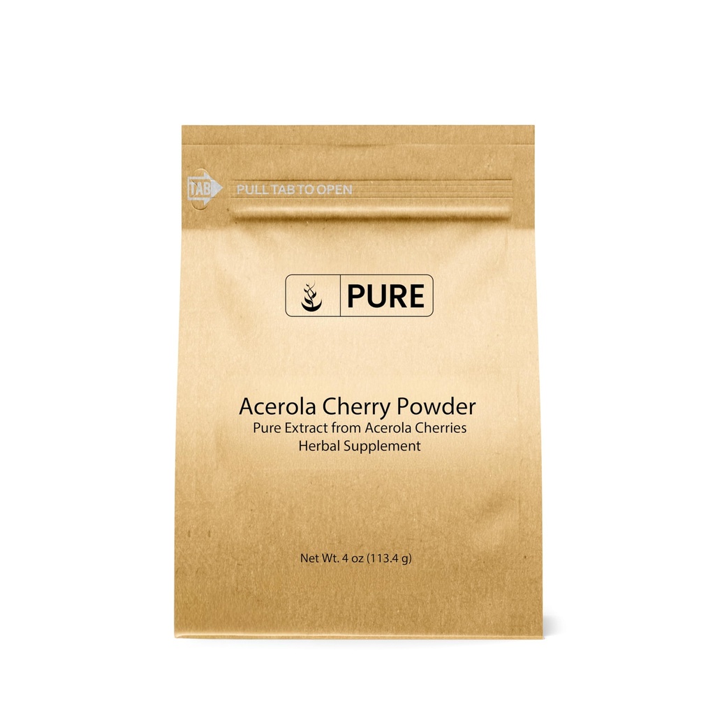 Ingrediente originale pure Acerola Cherry Powder 4oz non-GMO, Gluten Free, Eco-Prietenly Package