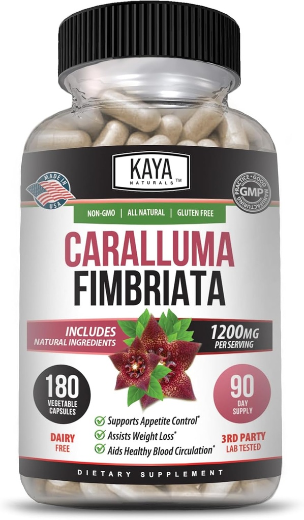 Kaya Naturals - Caralluma Fimbriata 1200mg Supliment de mare potenta 