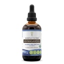 Ashwagandha USDA Extract organic de tinctură fără alcool, Ashwagandha Withania Somnifera Anti-Stres și relaxare 4 OZ