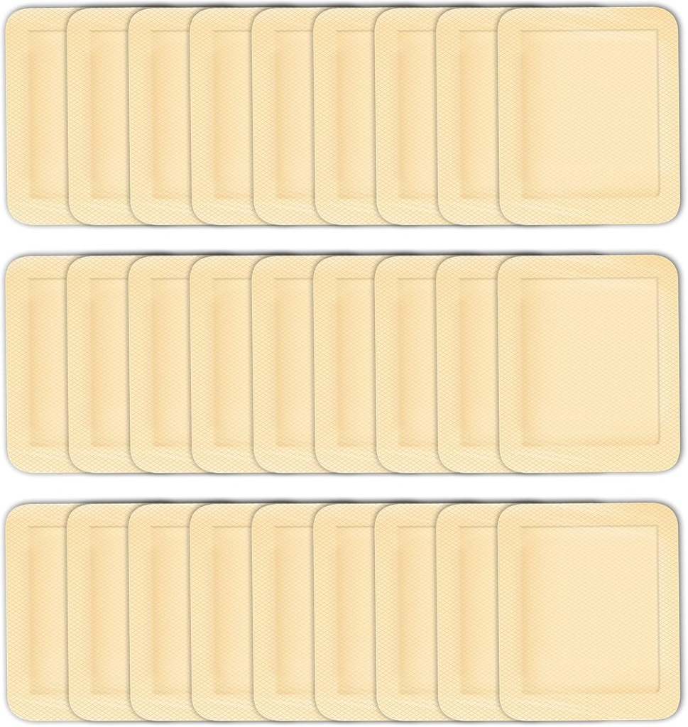 30pcs Bandaje adezive mari 4 x 3 inches Dressing Adezive Elastic Bandaj Rana dressing Bandaj mare Rana Primul ajutor Bandaje portabile, Culoare piele