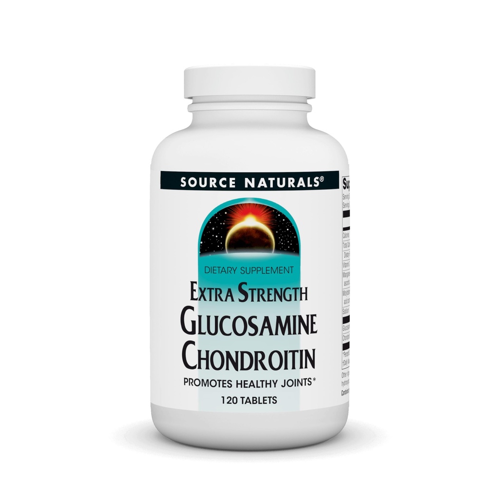 Naturals Sursa Extra Putere Glucosamină Chondroitin,Promote Articulații sănătoase* - 120 comprimate
