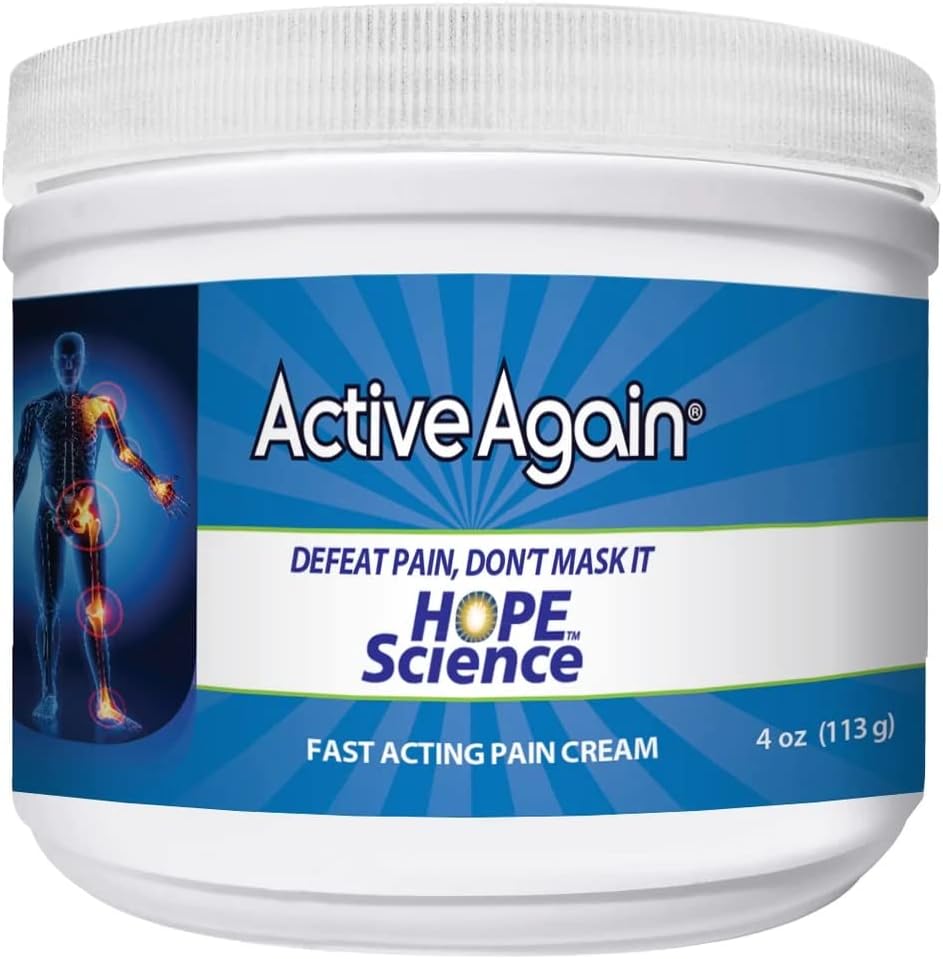 ACTIVE DIN NOU comun şi musculare Cream, 4oz 