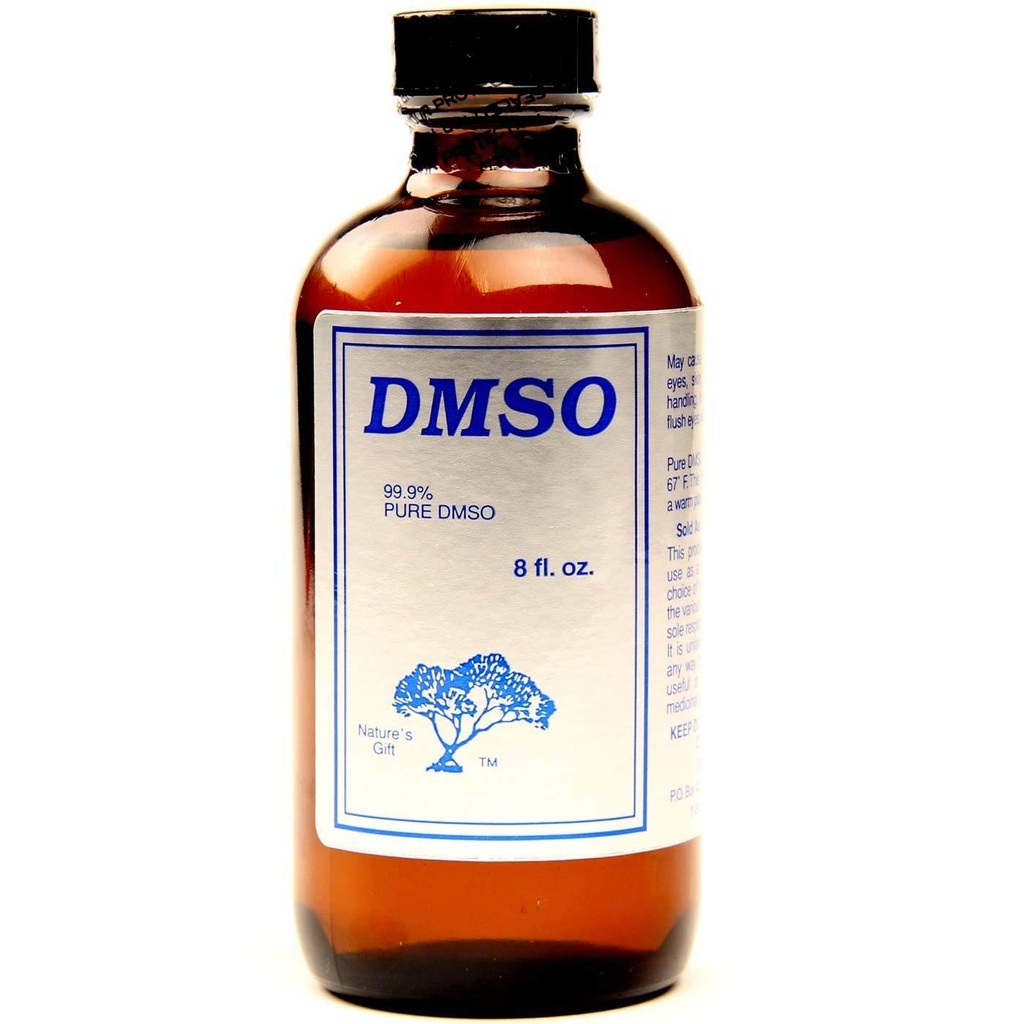 Cadou natural 99.9% DMSO lichid - Sticla de sticla 8 Fl Oz