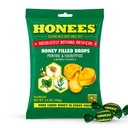 Honees Honey Menthol Cough Drops - 20-Piece, Pachet unic de miere-Filled Lozenges 