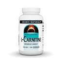 Sursa Naturals L-Carnitina, Energie metabolica*, 250mg - 120 Capsule