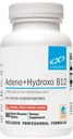 XYMOGEN Adeno+Hydroxo B12 - Non-metilat (2,500mcg) - Quick-Dissolve B12 Lozenges with Adenosylcobalamin B12 + Hydroxocobalamină - Cognitive Support, Fruit Punch Flavor (60 comprimate)