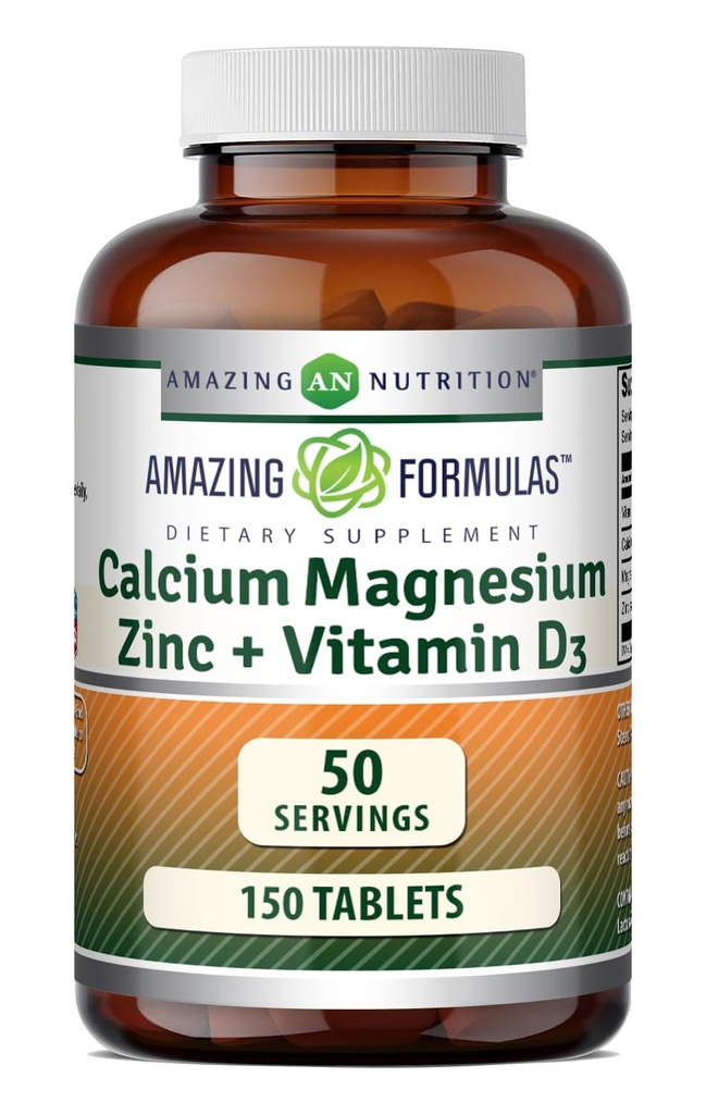 Formule uimitoare de magneziu de calciu de zinc + D3 Supliment 