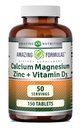 Formule uimitoare de magneziu de calciu de zinc + D3 Supliment 