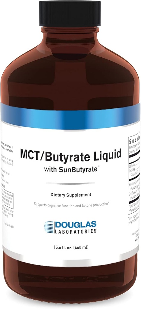Douglas Laboratories MCT/Butirate Liquid with SunButyrate 