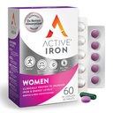 Supliment activ de fier 25mg + Multivitamine pentru femei 