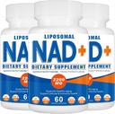 2200 mg NAD lipozomal Supliment,NAD Supliment pentru energie celulară, Învechire Defese,180 capsule