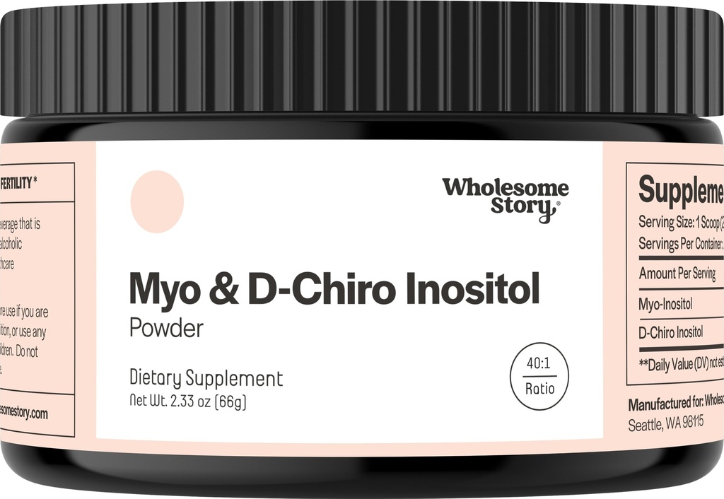 Myo-Inositol & D-Chiro Inositol supliment pulbere pentru femei 