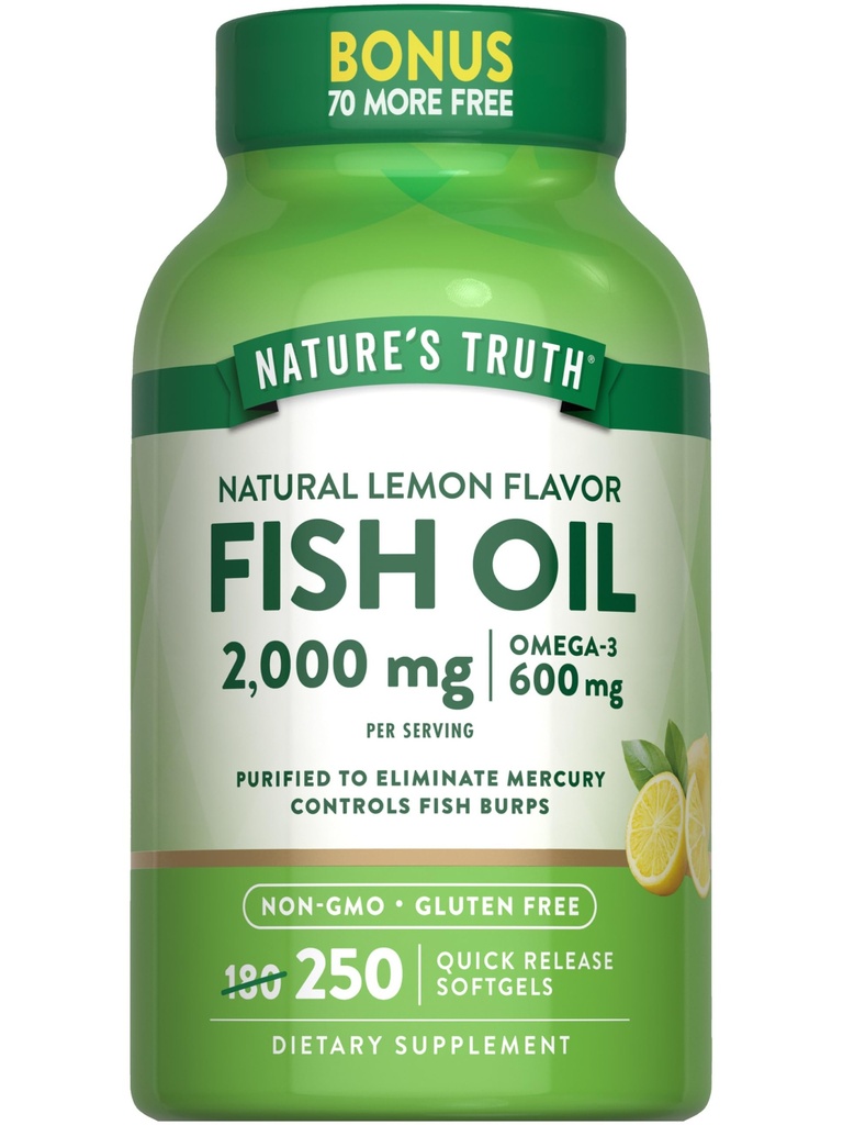 Natura's Truth Fish Oil 2000 mg 