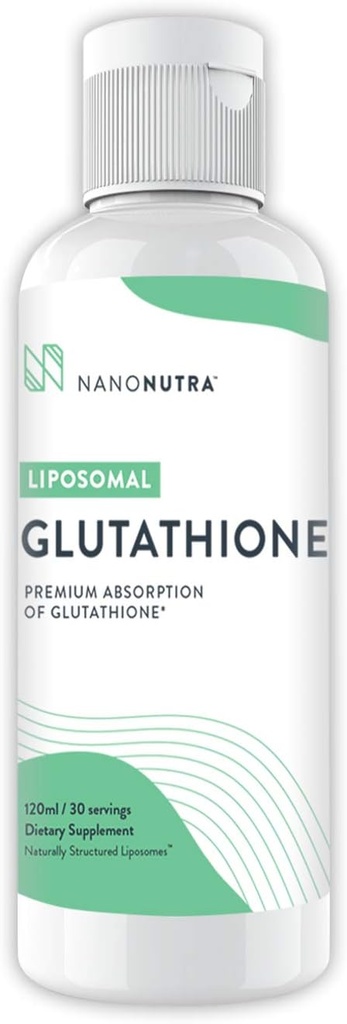 Liposomal Glutatione Antioxidant 500 mg non-GOG/Non Soy Setria lichid Glutatione Supliment 