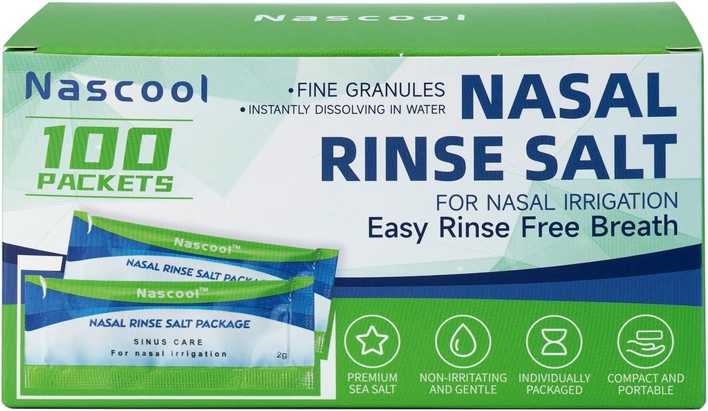 Pachete saline, Pachete de sare premixate pentru umplerea nasului (100 numere)