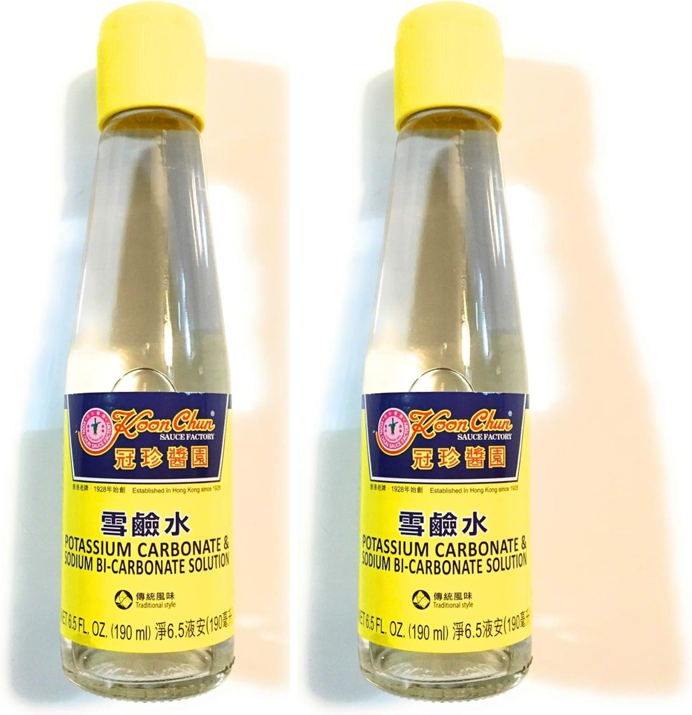 Koon Chun Potasic Carbonat & Sodium Bi-Carbonate Solution 8.5 Oz(2 Pack)