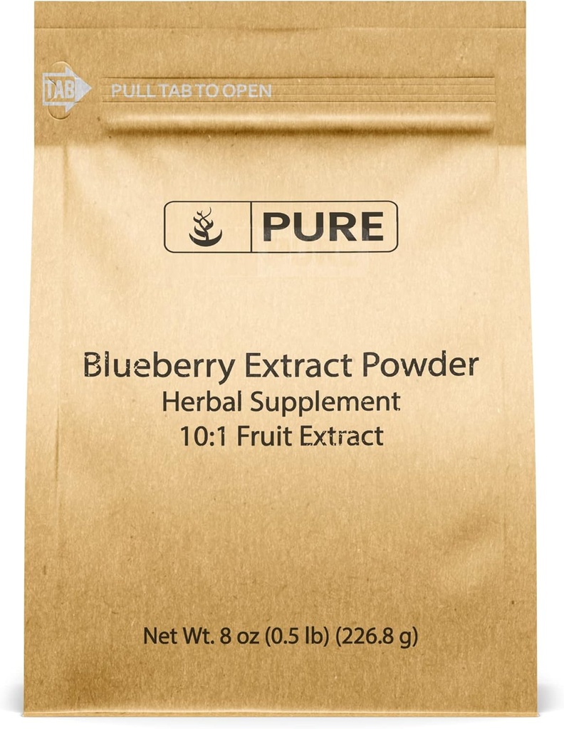 Ingrediente originale pure Extract de afine (8oz) Non-GMO, gluten-free, non-fillers sau aditivi