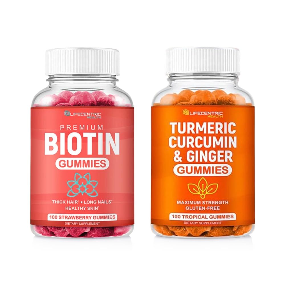 Biotin & Turmeric Vegan Gummes Combo 