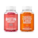 Biotin & Turmeric Vegan Gummes Combo 