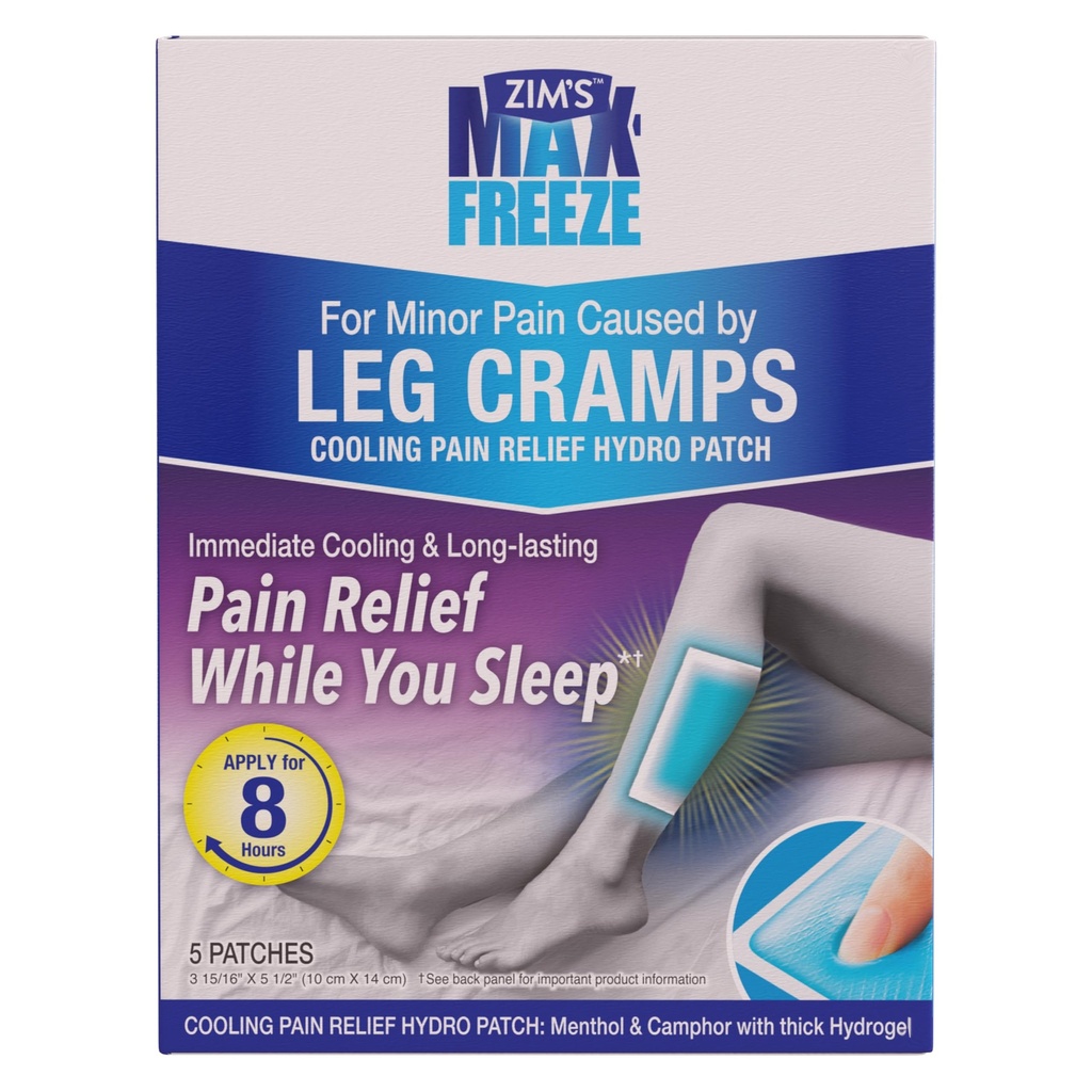 Zims Max Freeze Picior Cramp Patch, 5 Conte