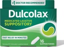 Dulcolax Stimulant Laxative Medicamented Sacrificii, Predictable & Eficient Constipation Relief, Bisacodyl 10 mg, 16 Count