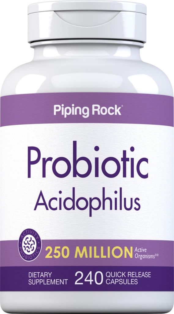 Piping Rock Probiotic Capsulele de acidofile 