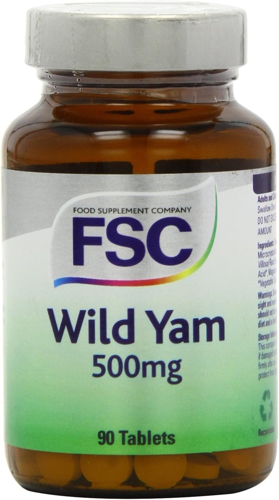 FSC 500mg Wild Yam - Ambalaj cu 90 comprimate