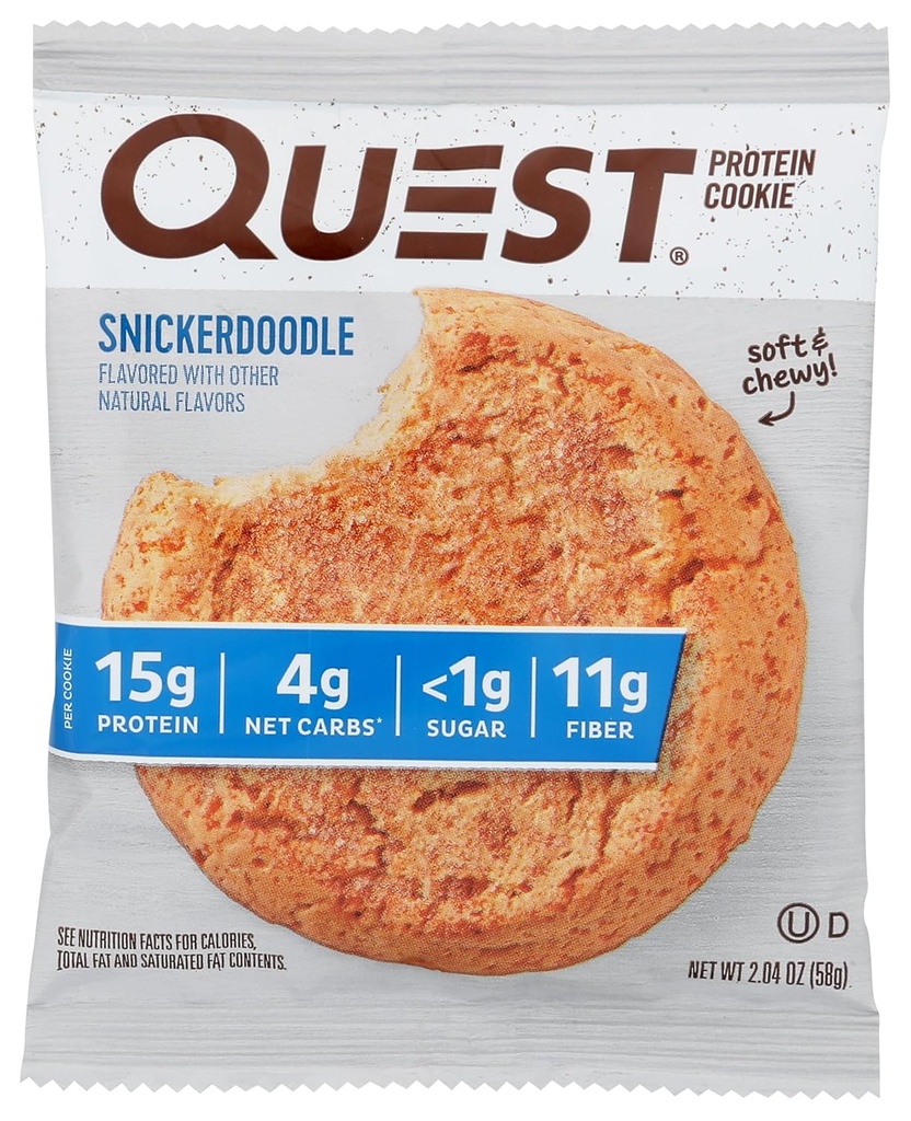 Quest Nutrition Proteine Cookie, Snickerdoodle 2.08oz