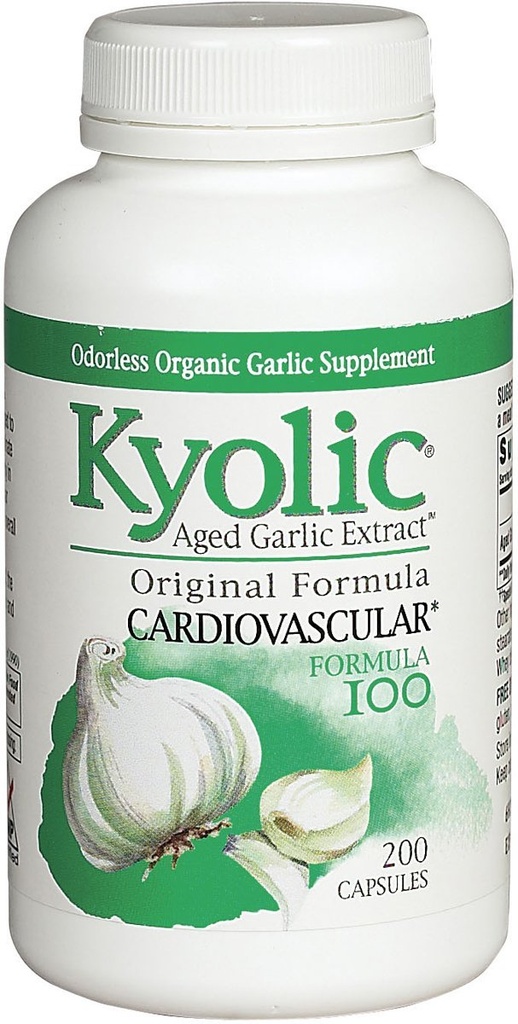 KYOLIC #100 GAR EXTERN, YEAST GRATUIT, 200 CAP