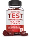 Atlantis Nutritie Testosteron Booster pentru barbati Gummies - Îmbunătățire masculină, Boosts Energy, & Optimizes Performanta fizica Formulat w/Tribulus, Horny Goat buruieni, Saw Palmetto, Maca Root - 60 Gummies