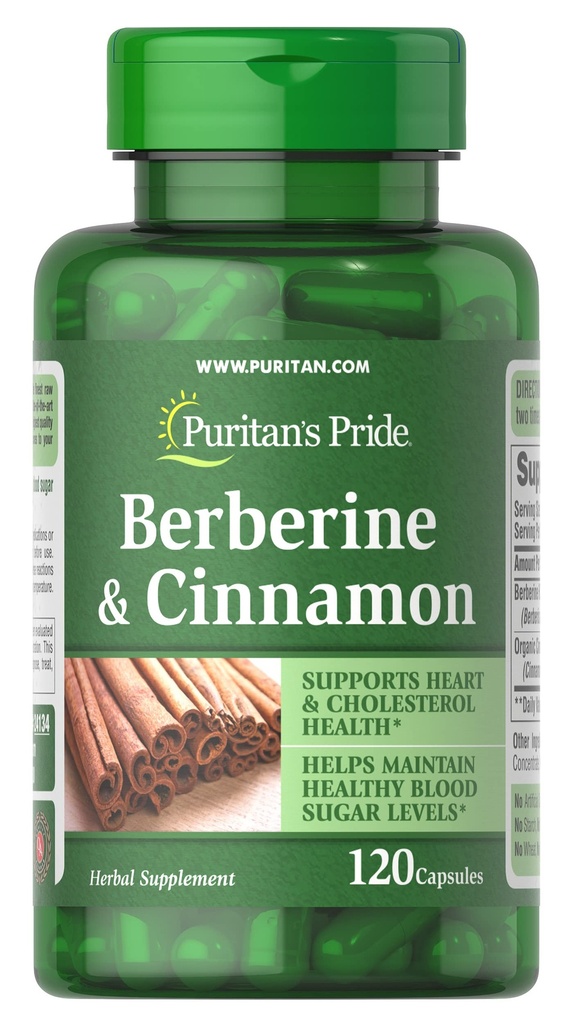 Puritan's Pride Berberine and Scorțișoară