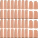 ANCIRS Gel Degetul de sprijin Mănuși protector, Gel Degetul Cots / Covers - Diferite Dimensiuni Silicon Degete pentru Cracking mâini, Eczema piele (40pcs)