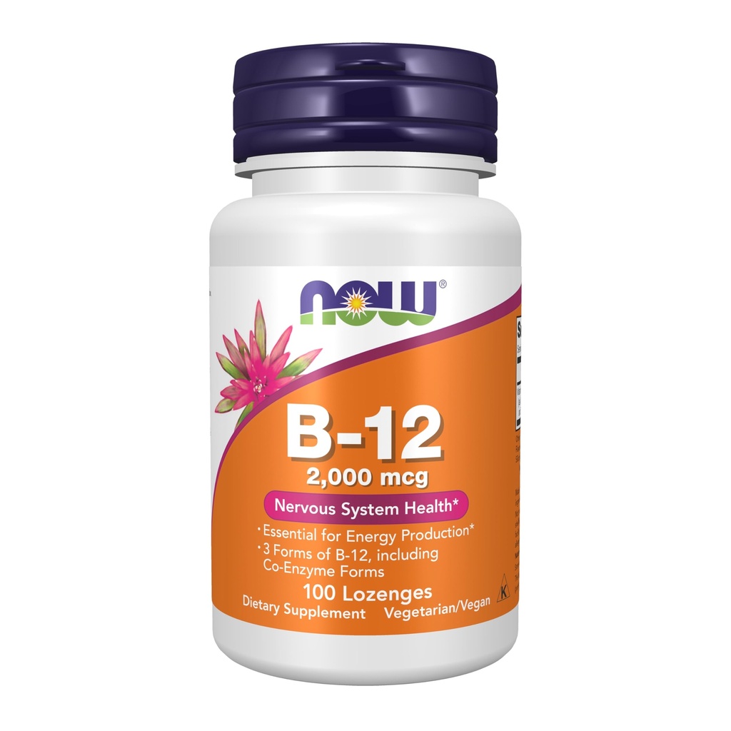 ACUM Alimente Suplimente, B-12 2.000 mcg, Energy Production*, Nervosis System Health*, 100 Lozenges