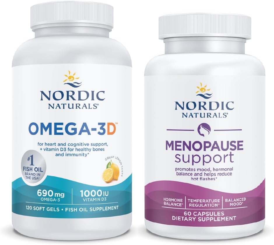 Nordic Naturals Starter Pack - Menopause Support și Omega-3D