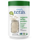 pur și simplu tera organică Whey Pulbere de proteine - Iarbă Fed Whey Pulbere de proteine fără dulciuri artificiale, Nearomate, Non-GMO, Kosher, Gluten-Free - Plain Neîndulcit 12 Oz.