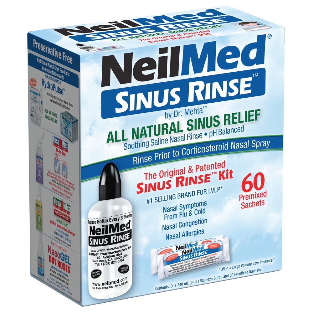 Neilmed Sinus Clătire - Un Kit complet Sinus Nasal Clătire, 50 conta (Pachet de 1) Contele poate varia