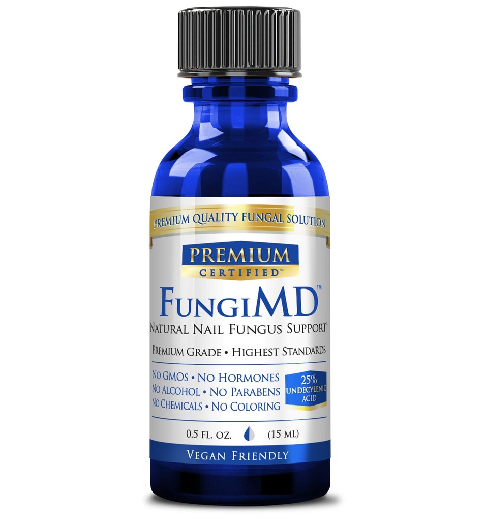 FungiMD - Suport unghial - Acid nedecilenic 25% și ulei de arbore de ceai - Ingrediente naturale pentru a Soothe simptome profunde rooted - .5 Fl. Oz - Terța parte testat, Made in the USA