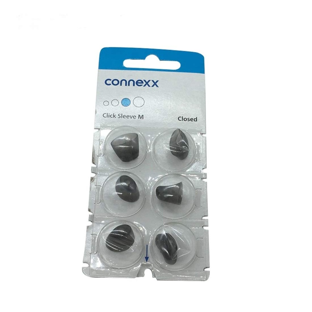 Signia/Connexx Sleeve Faceți clic pe CIC ITC și RIC Aid Domes Pack of 6 (Closed Medium)