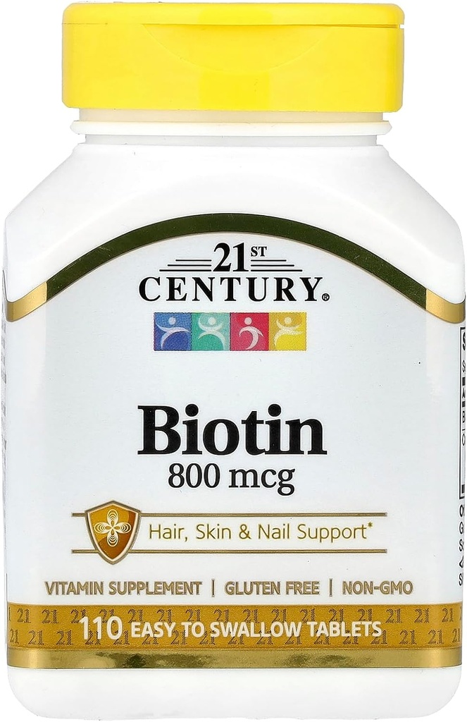 Biotina din secolul 21 800 mcg - 110 comprimate