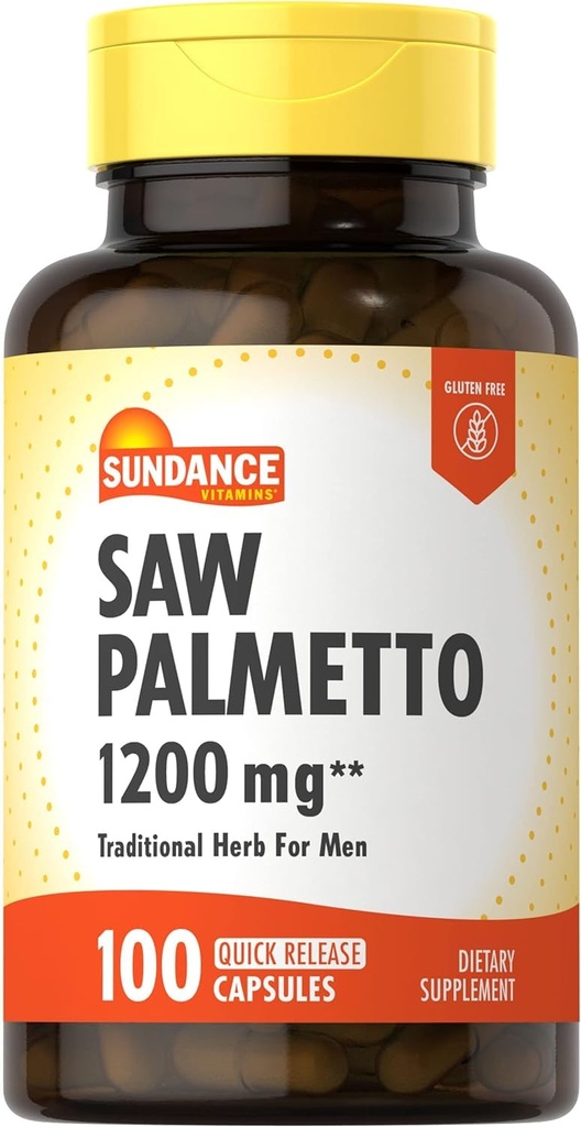 Sundance Vitamine Saw Palmetto 1200 mg - 100 capsule, ambalaj cu 2 capsule