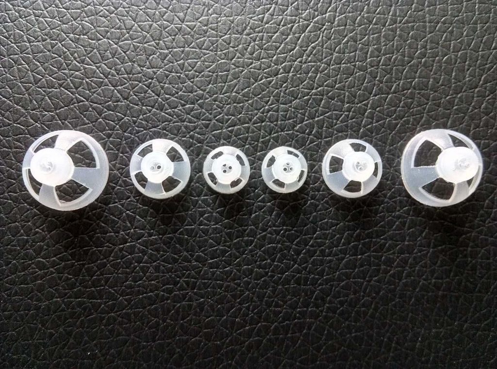 Audiere de ajutor ureche Piece Open Domes Set 6mm/9mm/12mm (3 perechi) PSAP confortabil (Personal Sound Amplificators Product) Sfaturi urechi invizibile, perfect pentru aer deschis (Open fit), cu excepția RIC