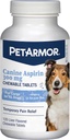 PetArmor aspirină pentru câini de talie mare, acțiune rapidă anti-inflamator și durere de relief pentru câini, Vet-Quality suport comun și medicamente pentru durere pentru câini, 120 comprimate cu aromă de ficat