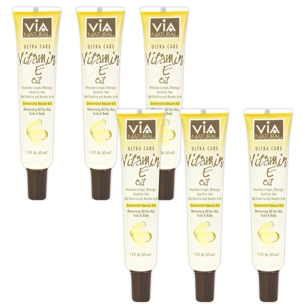 (PACK OF 6) Via Natural Ultra Care Oil- Vitamina E (1, 5 oz)